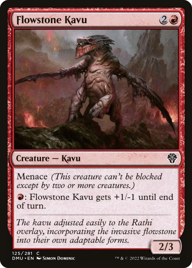 Flowstone Kavu · Dominaria United