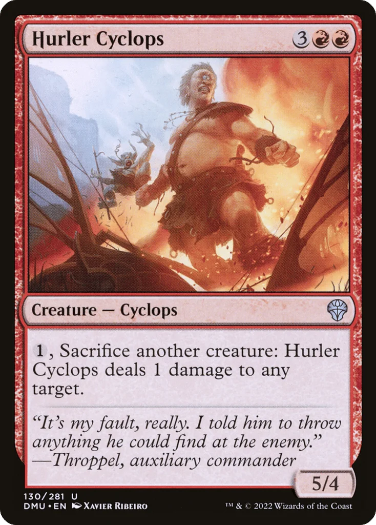 Hurler Cyclops · Dominaria United