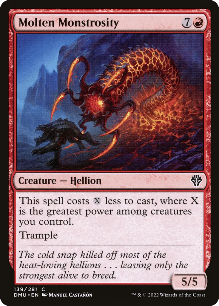 Molten Monstrosity · Dominaria United