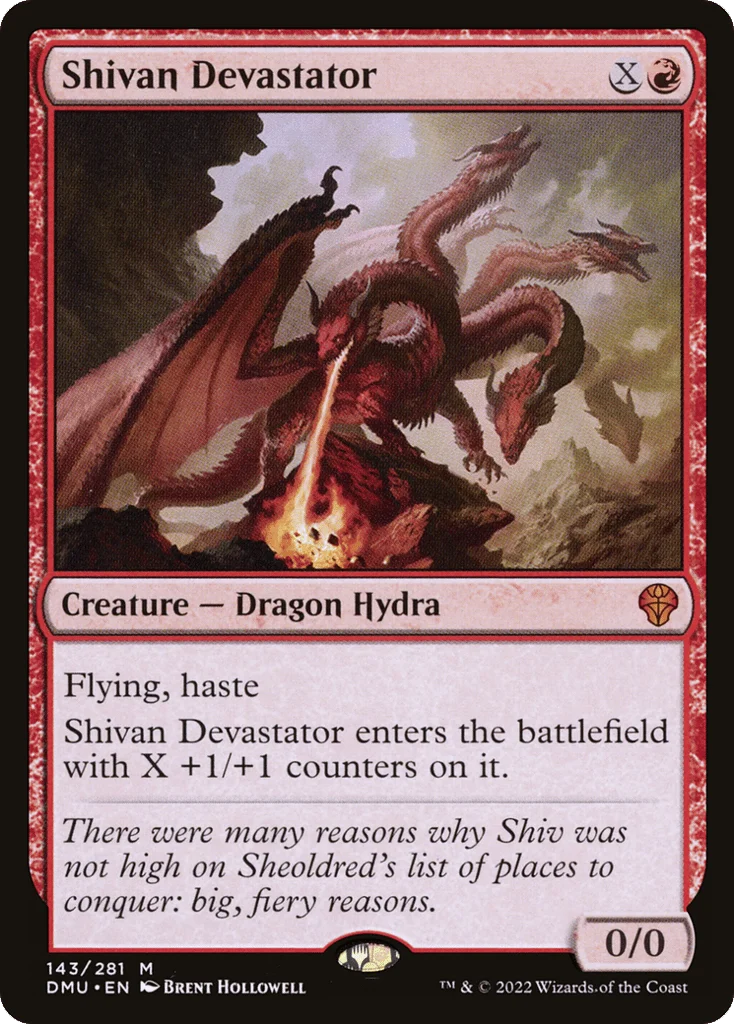 Shivan Devastator · Dominaria United