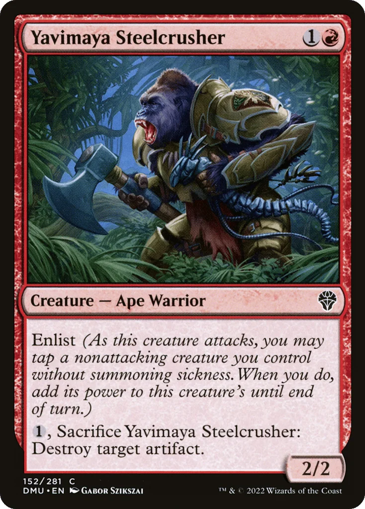 Yavimaya Steelcrusher · Dominaria United
