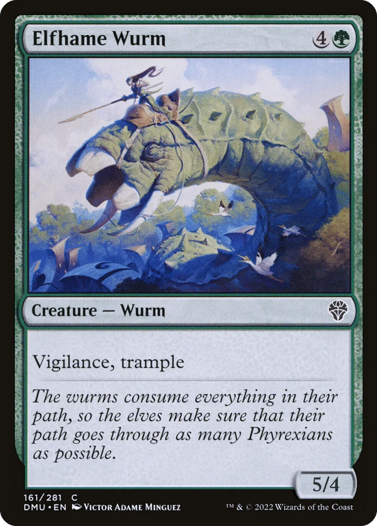 Elfhame Wurm · Dominaria United