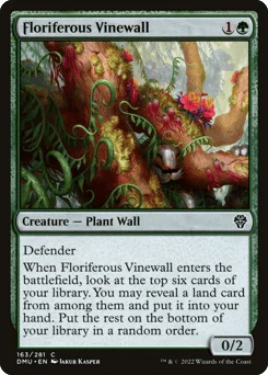 Floriferous Vinewall