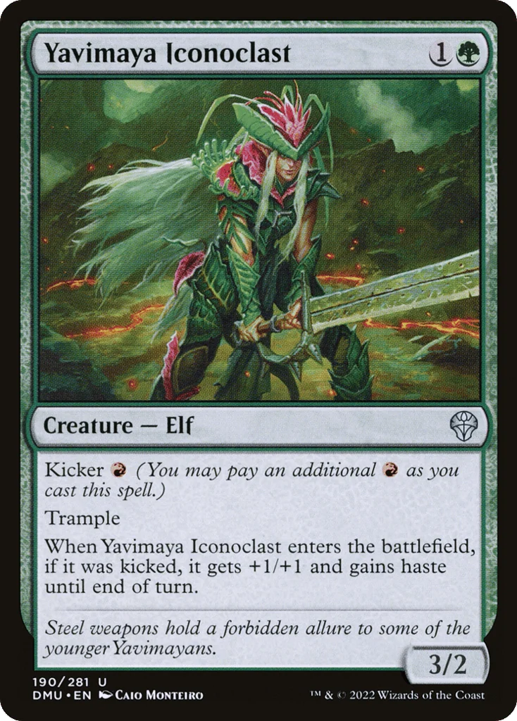 Yavimaya Iconoclast · Dominaria United