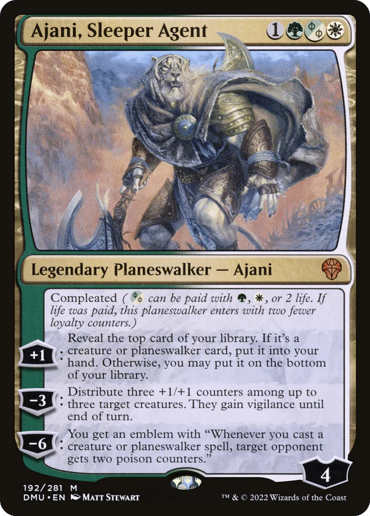 Ajani, Sleeper Agent · Dominaria United
