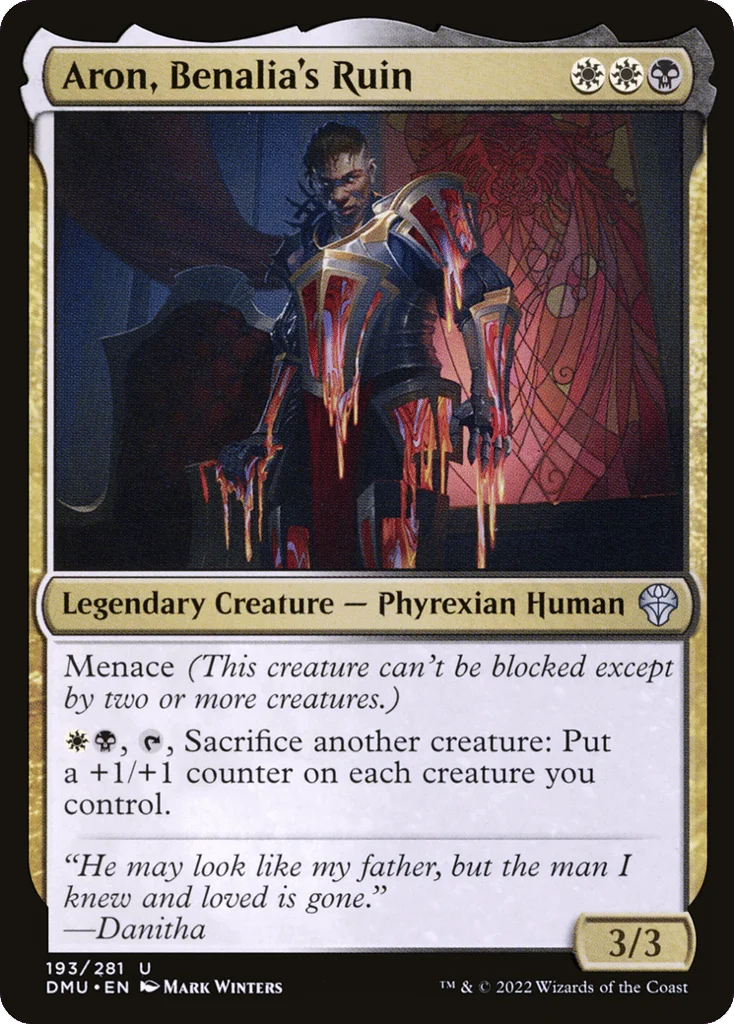 Aron, Benalia's Ruin · Dominaria United