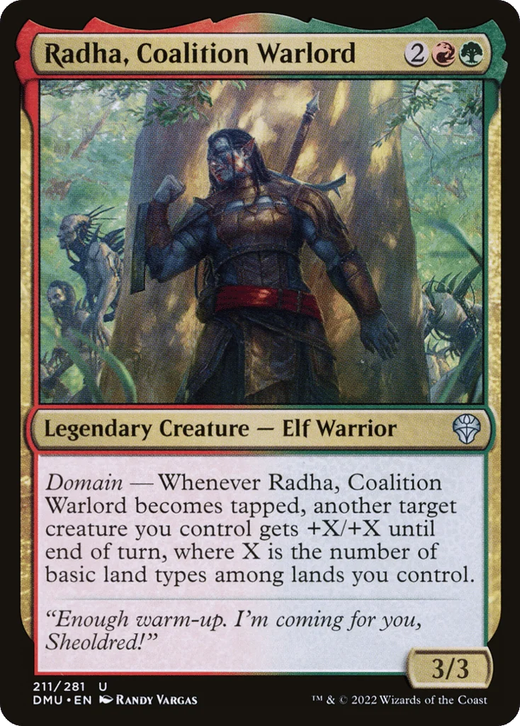 Radha, Coalition Warlord · Dominaria United