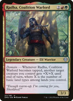 Radha, Coalition Warlord
