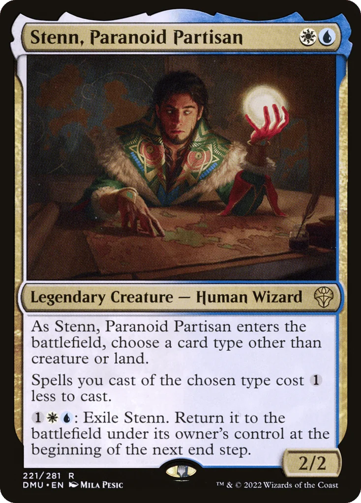 Stenn, Paranoid Partisan · Dominaria United