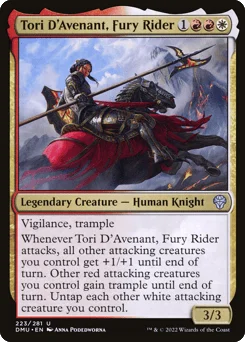 Tori D'Avenant, Fury Rider