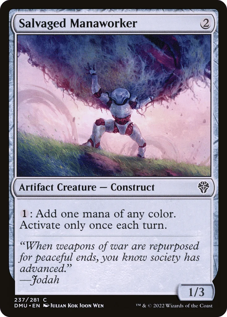 Salvaged Manaworker · Dominaria United
