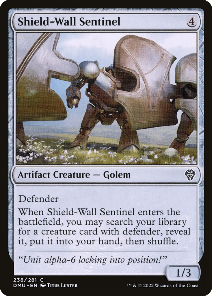 Shield-Wall Sentinel · Dominaria United