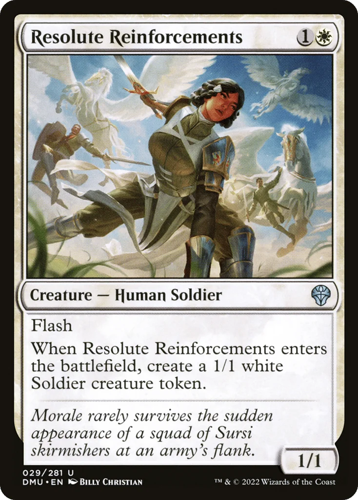 Resolute Reinforcements · Dominaria United