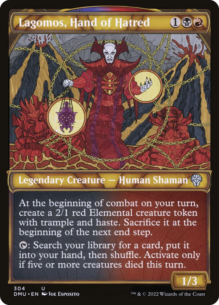 Lagomos, Hand of Hatred · Dominaria United