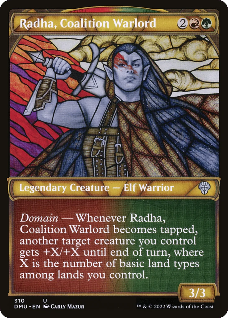 Radha, Coalition Warlord · Dominaria United