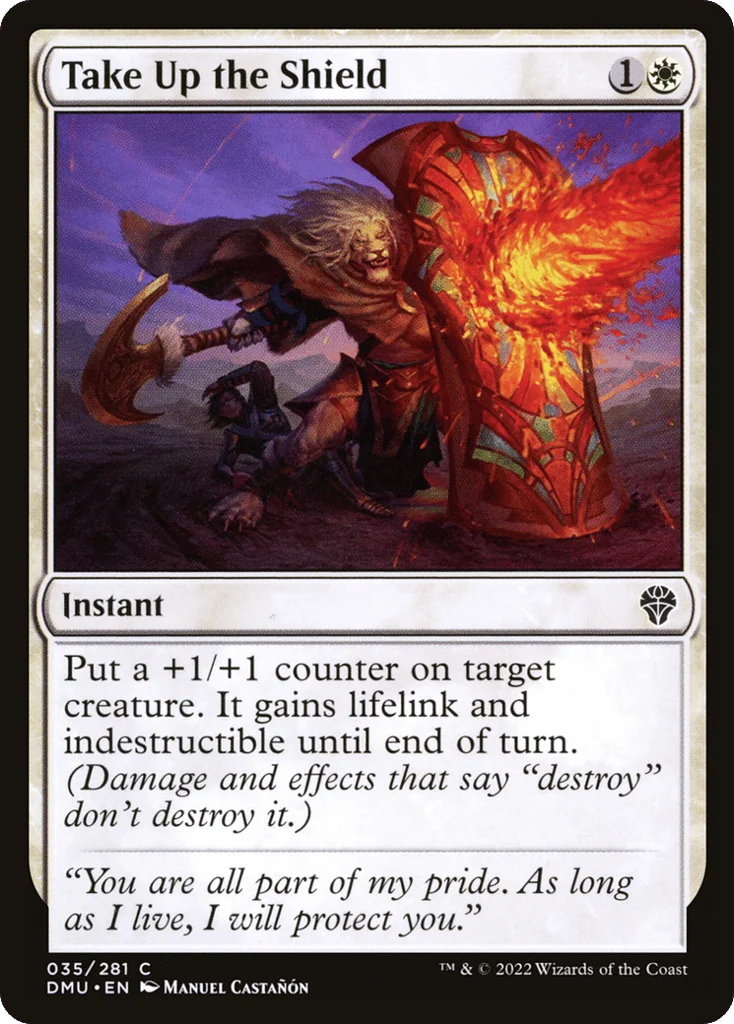 Take Up the Shield · Dominaria United