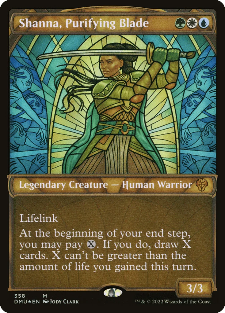 Shanna, Purifying Blade · Dominaria United