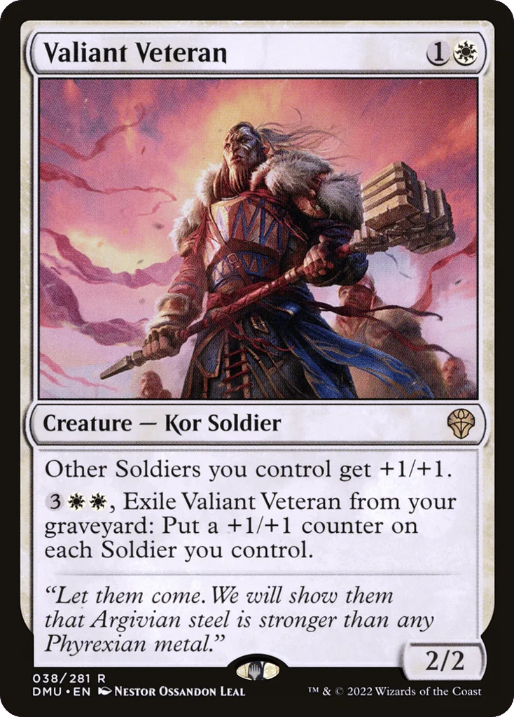 Valiant Veteran · Dominaria United
