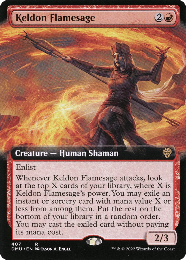 Keldon Flamesage · Dominaria United