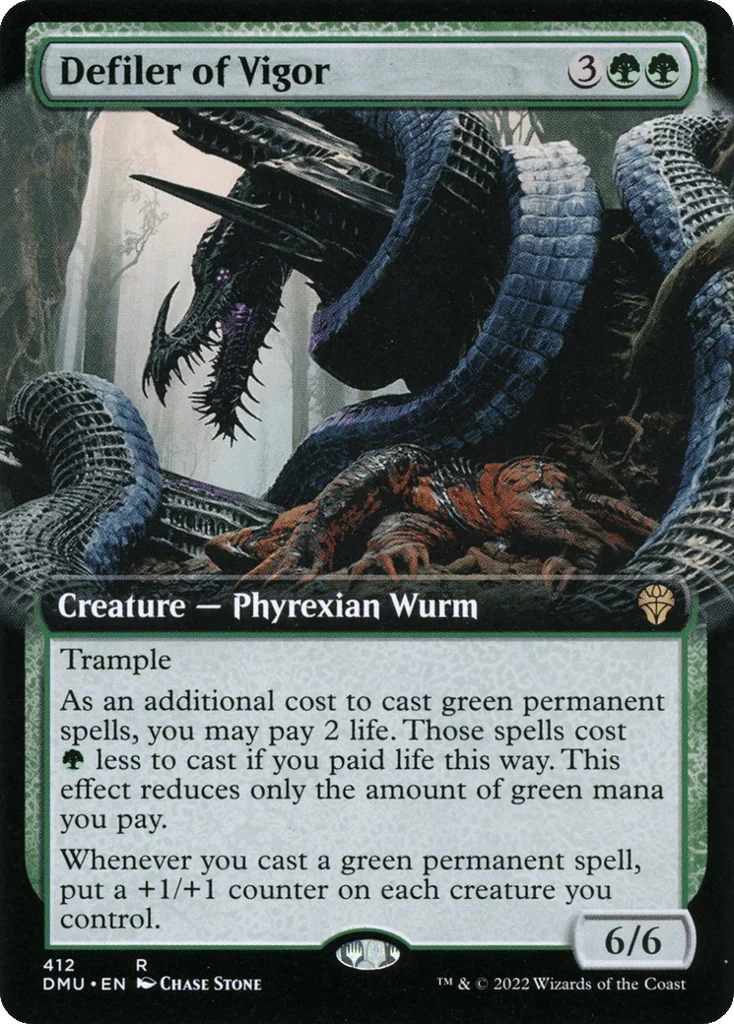 Defiler of Vigor · Dominaria United