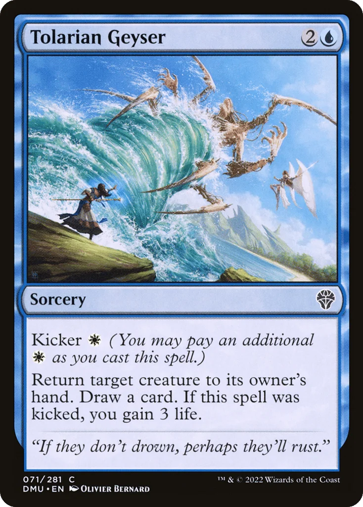 Tolarian Geyser · Dominaria United