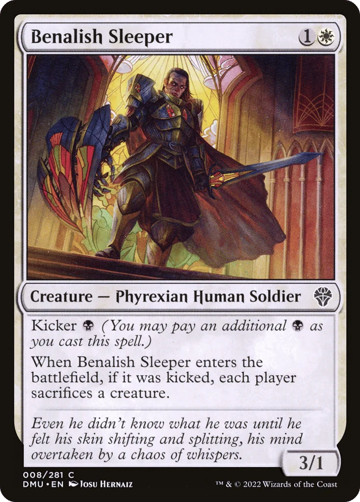 Benalish Sleeper · Dominaria United