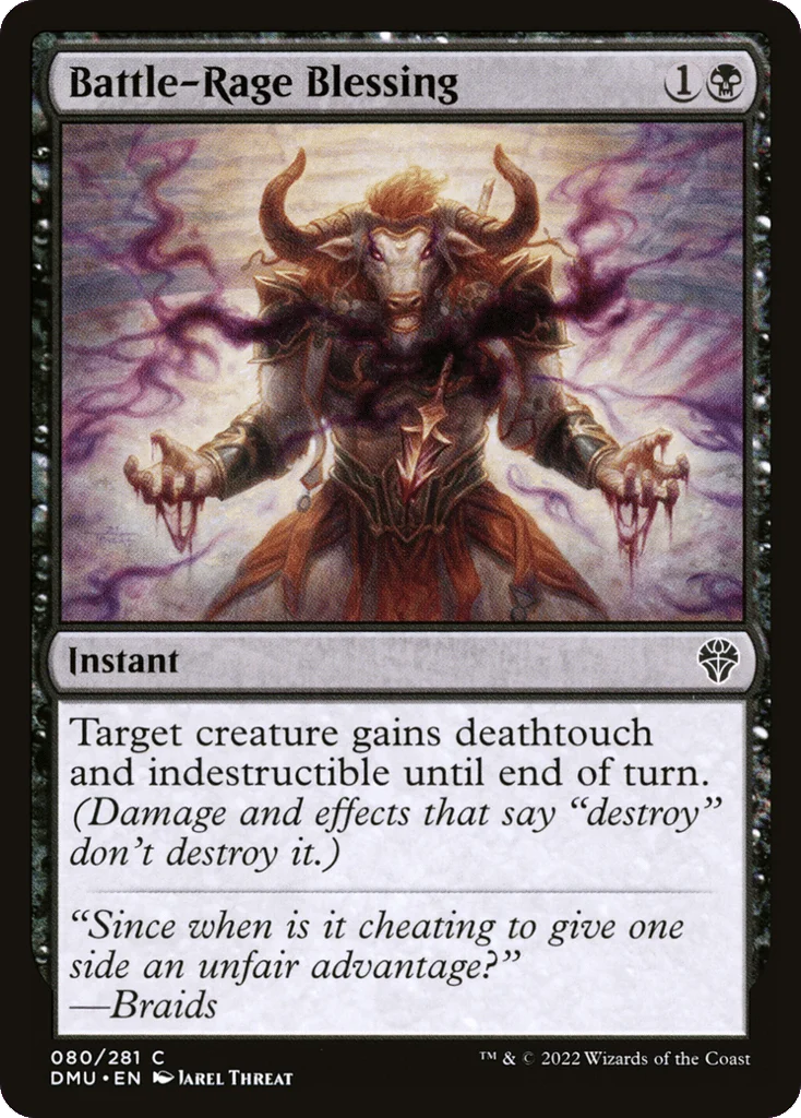 Battle-Rage Blessing · Dominaria United