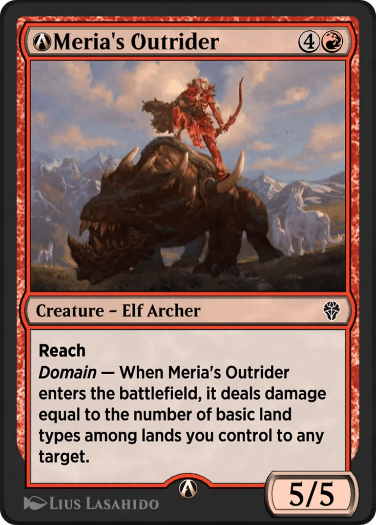 A-Meria's Outrider · Dominaria United