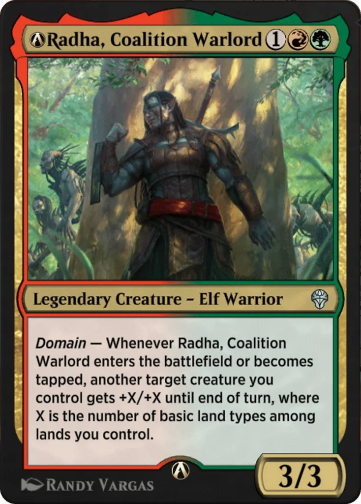 A-Radha, Coalition Warlord · Dominaria United