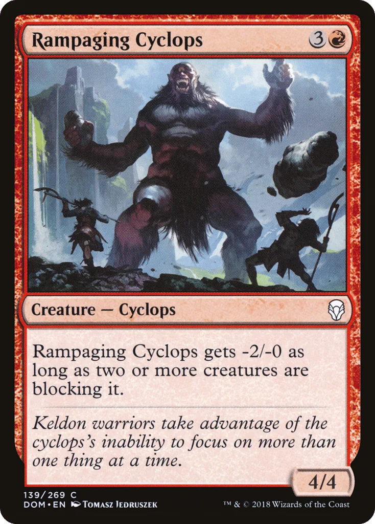 Rampaging Cyclops · Dominaria