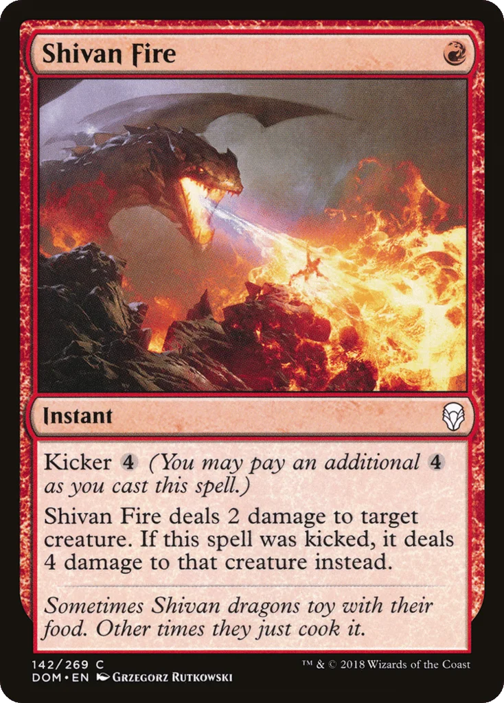 Shivan Fire · Dominaria