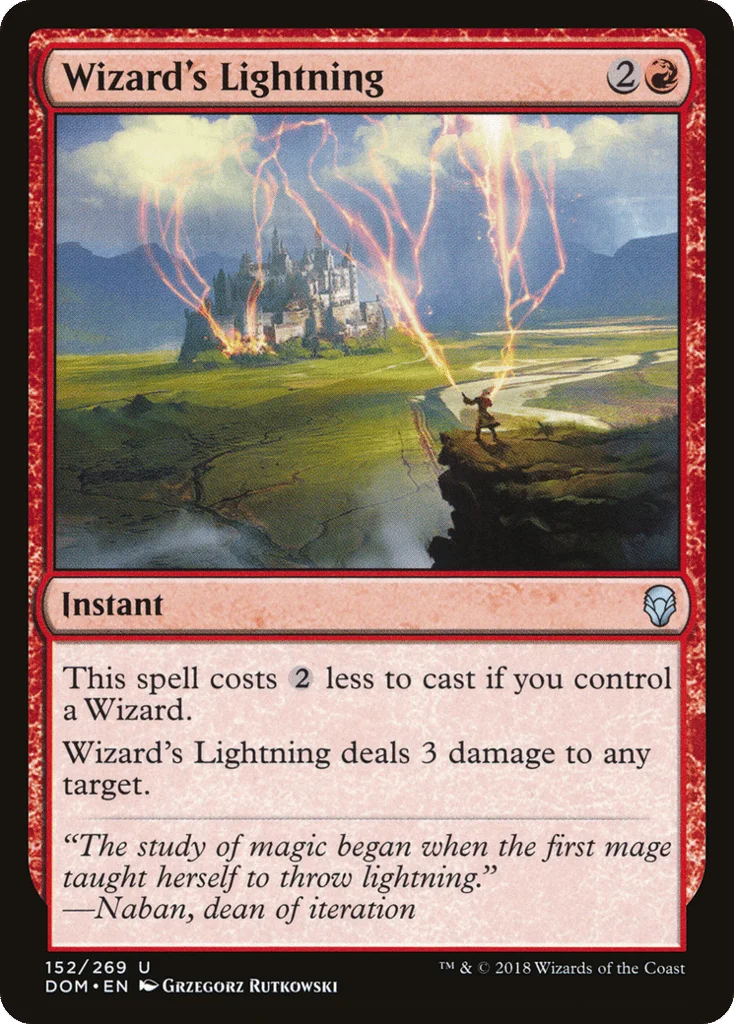 Wizard's Lightning · Dominaria