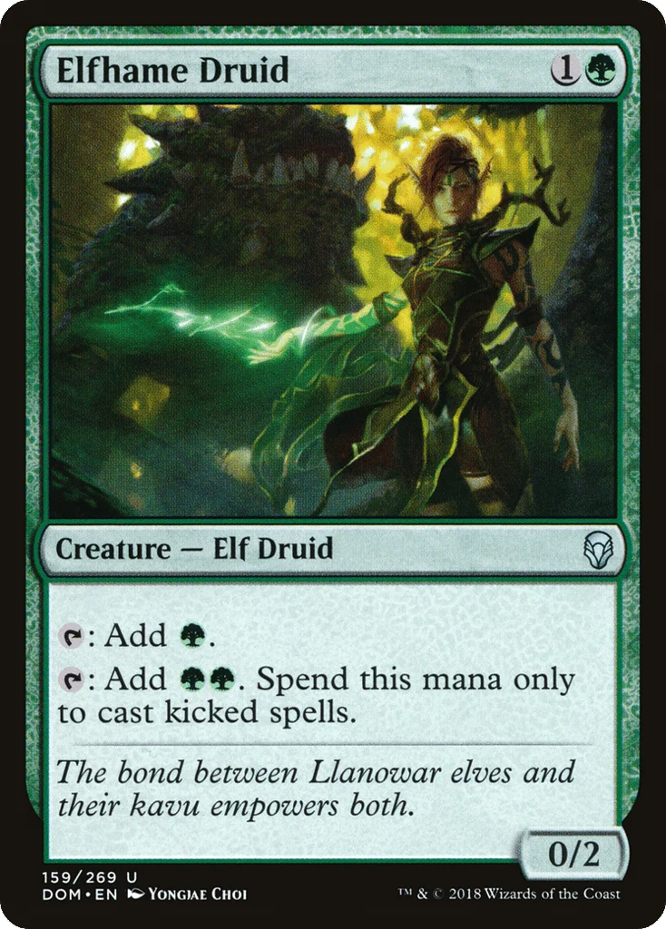 Elfhame Druid · Dominaria