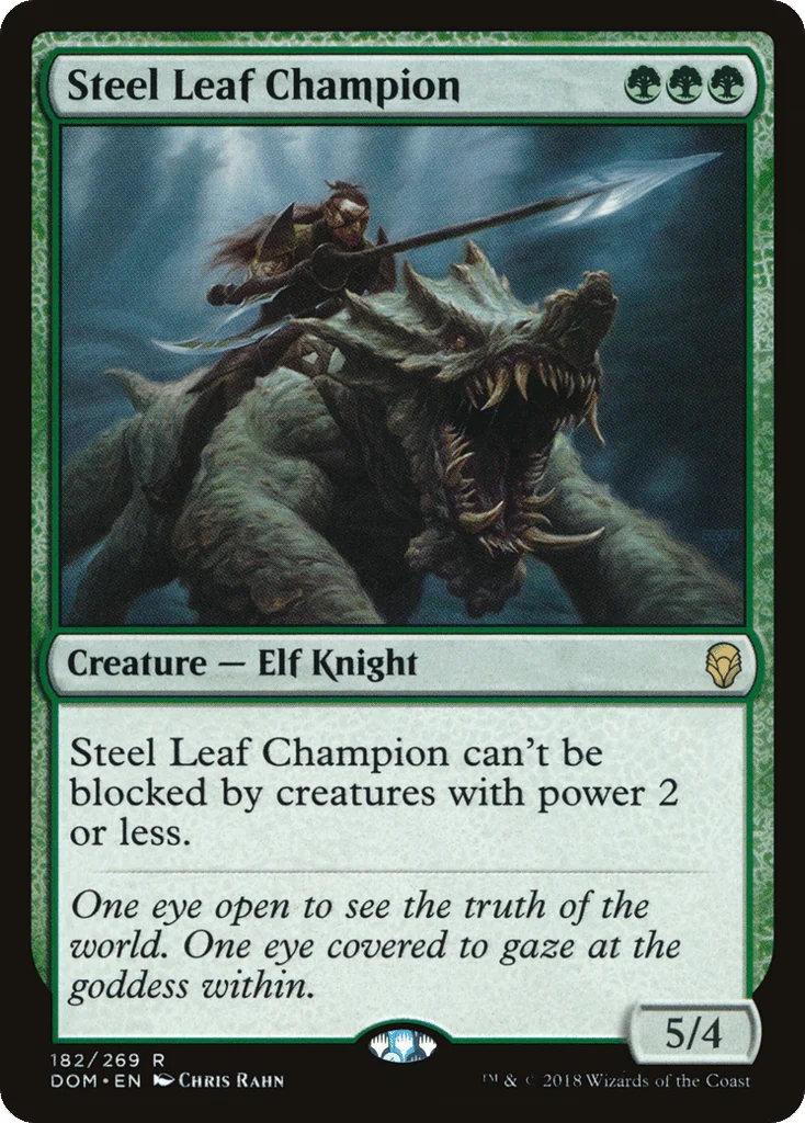 Steel Leaf Champion · Dominaria