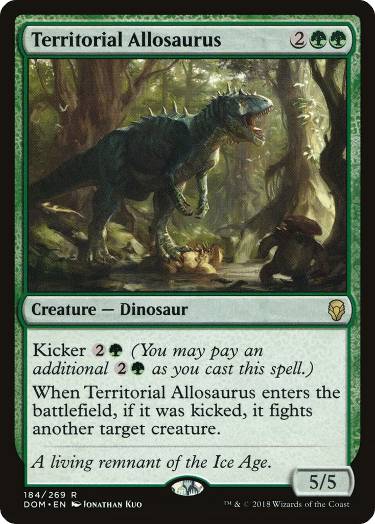 Territorial Allosaurus · Dominaria