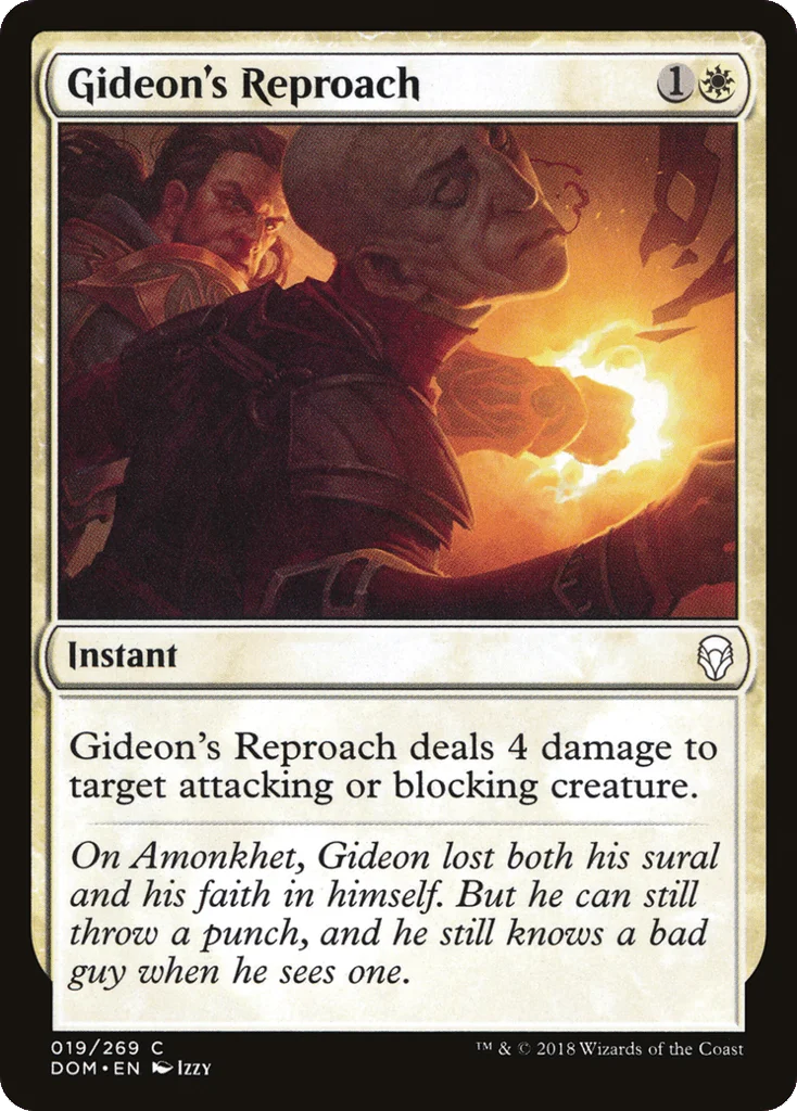 Gideon's Reproach · Dominaria