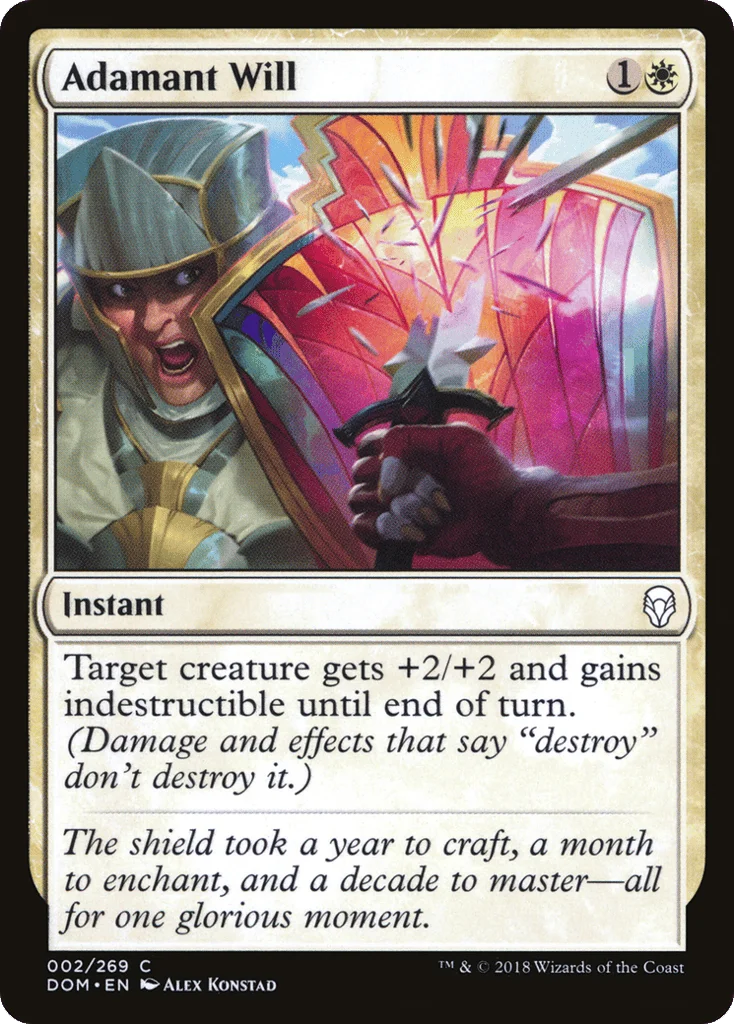 Adamant Will · Dominaria