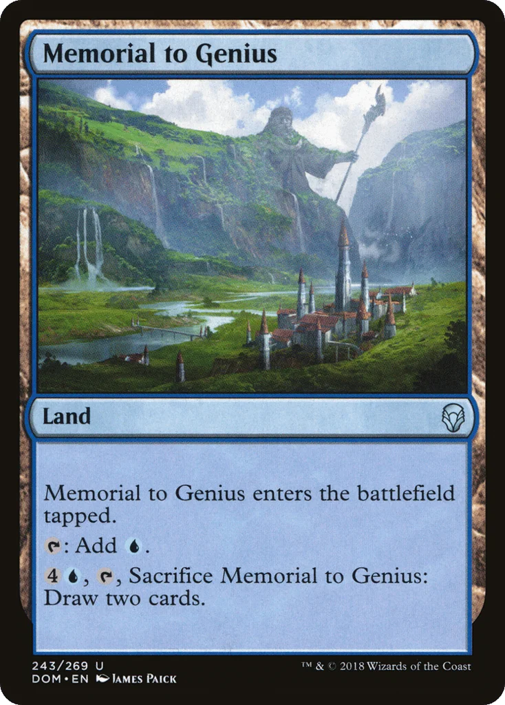 Memorial to Genius · Dominaria
