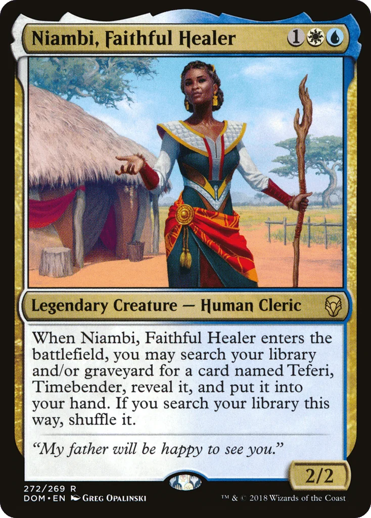 Niambi, Faithful Healer · Dominaria