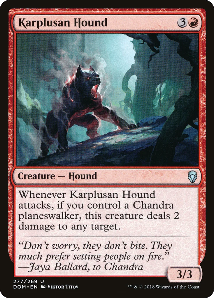 Karplusan Hound · Dominaria