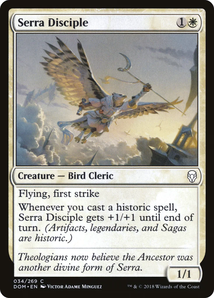 Serra Disciple · Dominaria