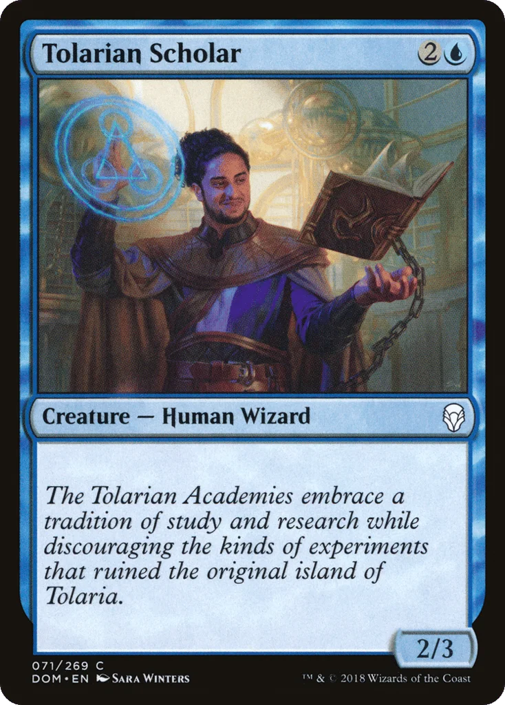 Tolarian Scholar · Dominaria