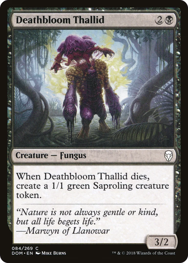 Deathbloom Thallid · Dominaria