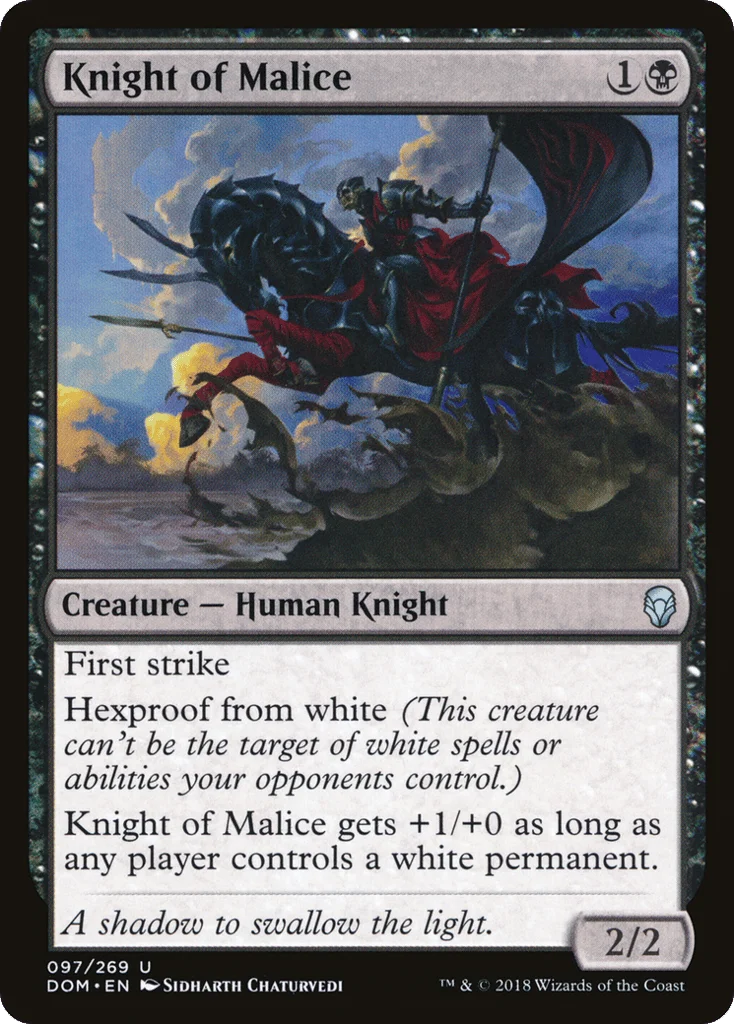 Knight of Malice · Dominaria