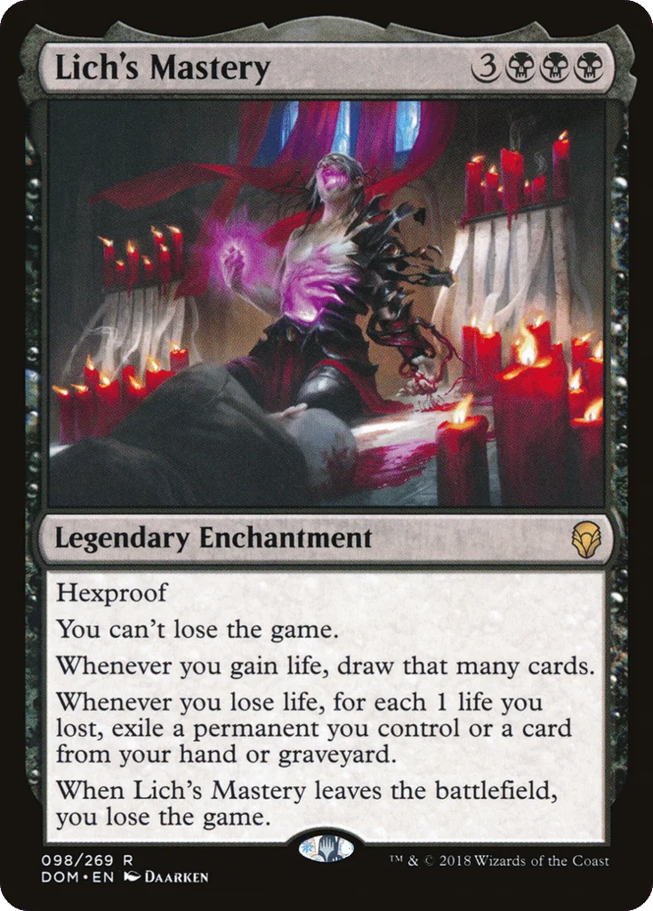 Lich's Mastery · Dominaria