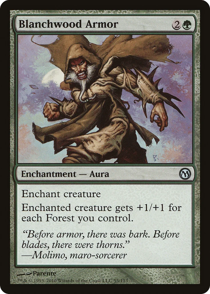 Blanchwood Armor · Duels of the Planeswalkers