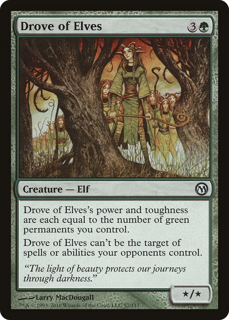 Drove of Elves · Duels of the Planeswalkers
