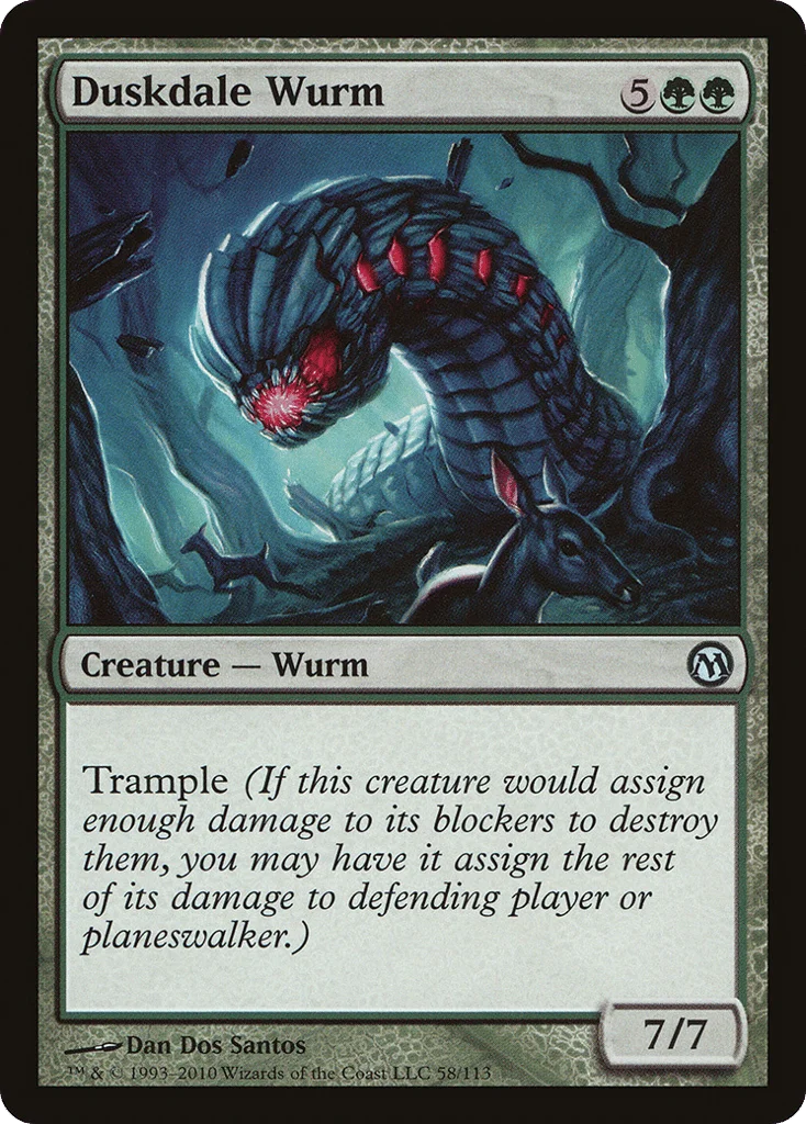 Duskdale Wurm · Duels of the Planeswalkers