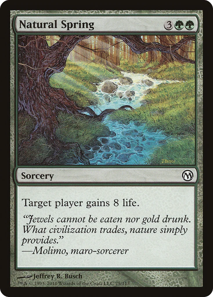 Natural Spring · Duels of the Planeswalkers