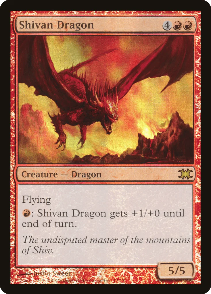 Shivan Dragon · From the Vault: Dragons